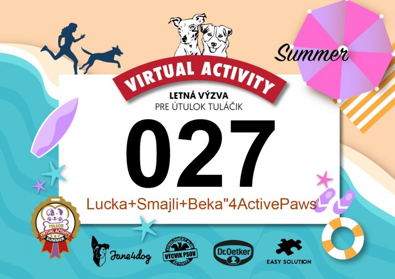 Virtual Activity – letná výzva na pomoc útulku Tuláčik 