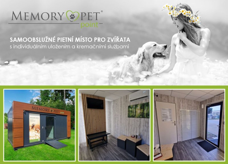 Memory Pet Point – Katalog Samoobslužných pietních míst pro zvířata s individuálním uložením a kremačními službami