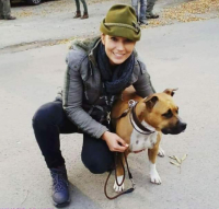 Americký stafordšírský teriér své kvality předvede i v lese!